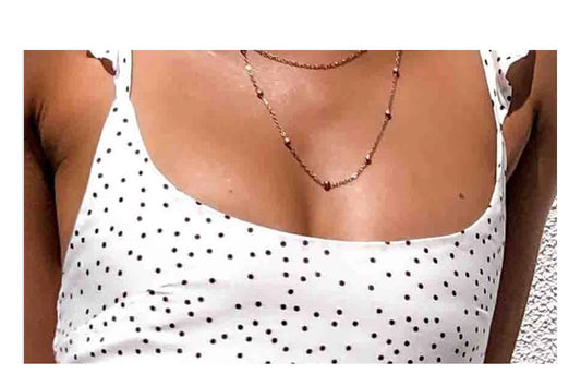 Frilled Backless Sexy Lace-Up Beach Skirt Dress Women