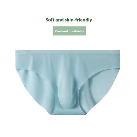 Men's Underwear Triangle Ice Silk Seamless Thin Breathable