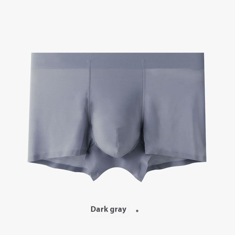 Seamless Men's Ice Silk Underwear Breathable Antibacterial