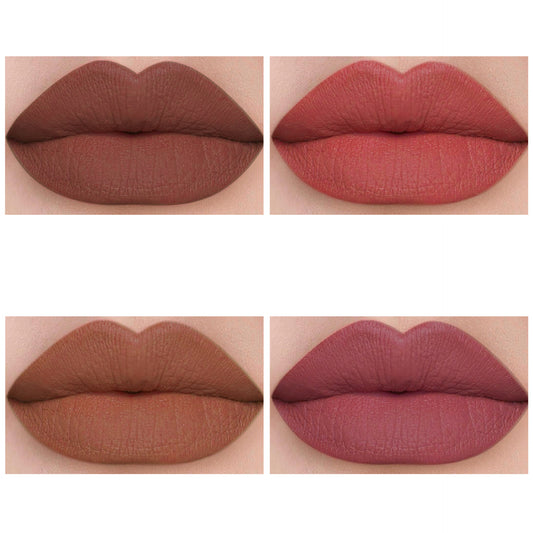 12 Color Matte Lipstick Lip Liner Suit