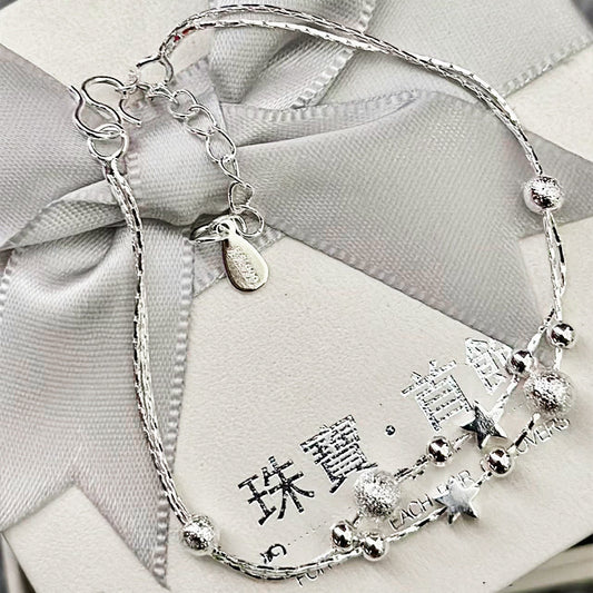 Design Double Circles Star Bracelet Female Fashion