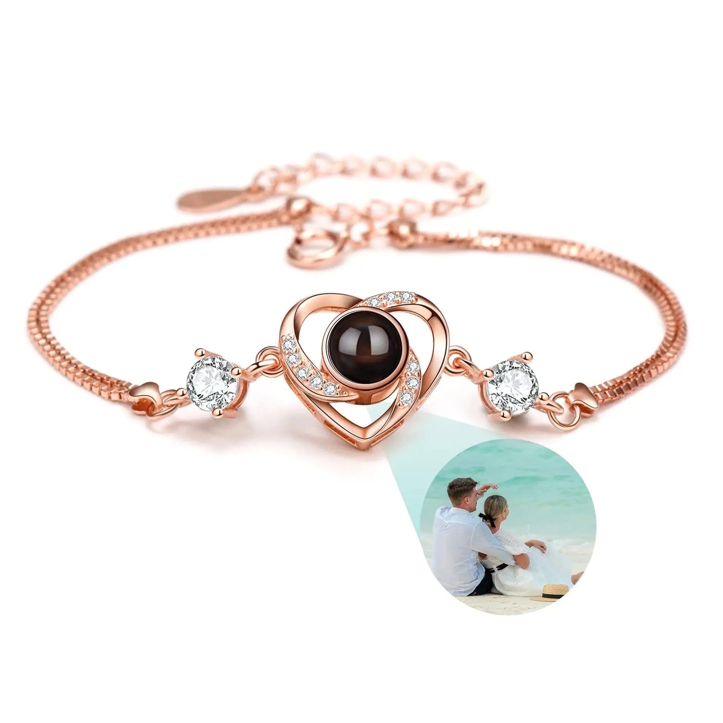 Creative And Simple S925 Silver Projection Bracelet