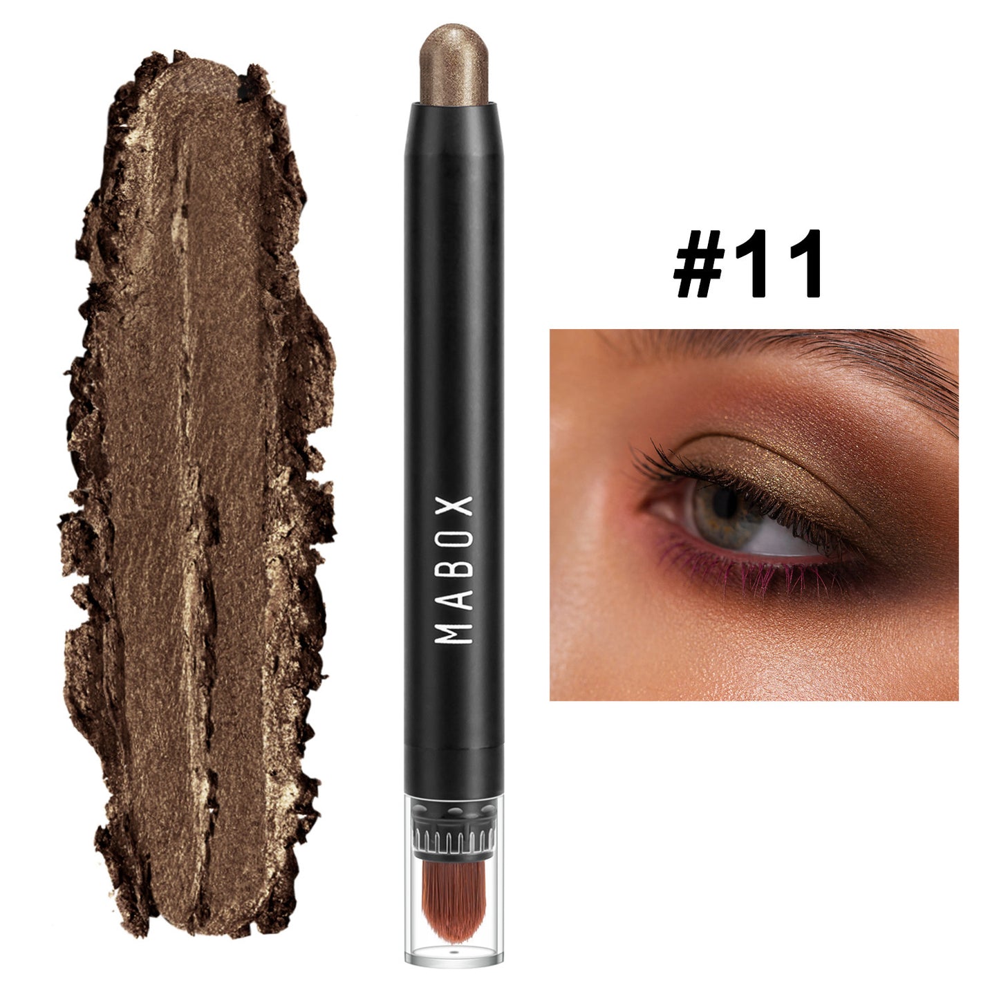 MABOX Waterproof Eye Shadow Stick Eye Makeup Color Pearlescent Pen