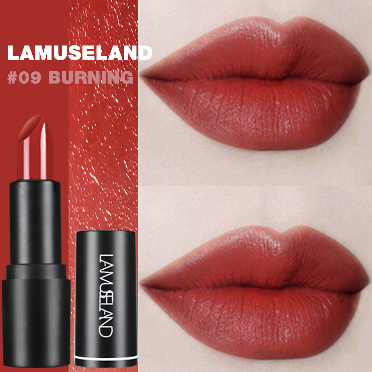 12-Color Moisturizing Velvet Lipstick