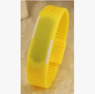 Waterproof LED Bracelet Watch Fashion Sports Watch White Light Touch Screen Electronic Student Watch