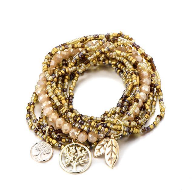 Multilayer Rice Bead Bracelet Bohemian Bracelet Bracelet