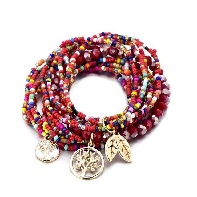 Multilayer Rice Bead Bracelet Bohemian Bracelet Bracelet