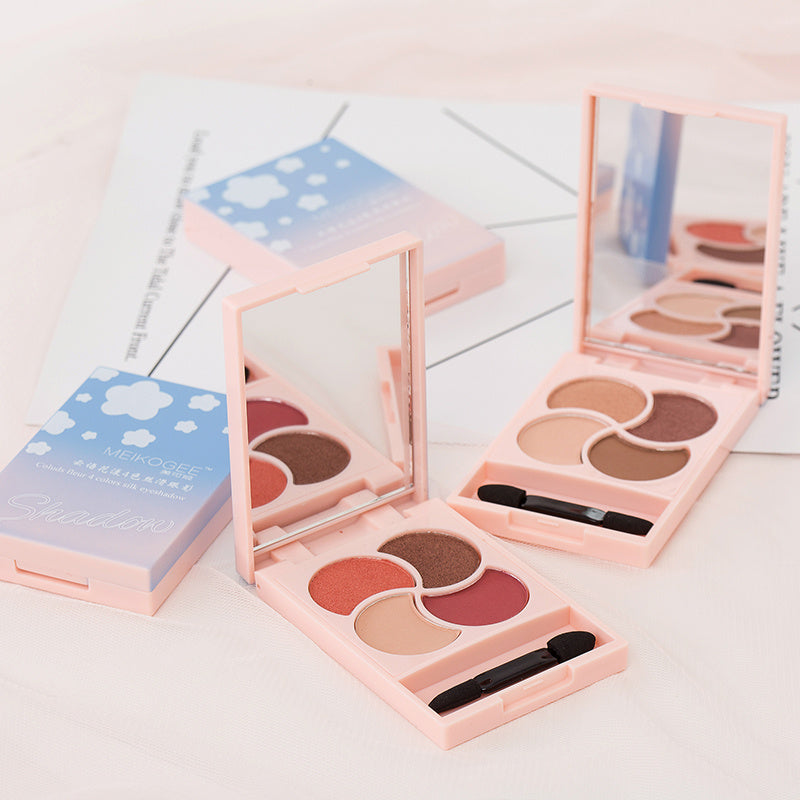 Girly four-color eyeshadow