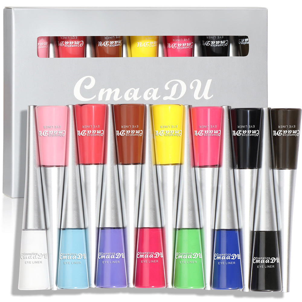 Matte Quick-drying 14 Colors Liquid Eyeliner Suit