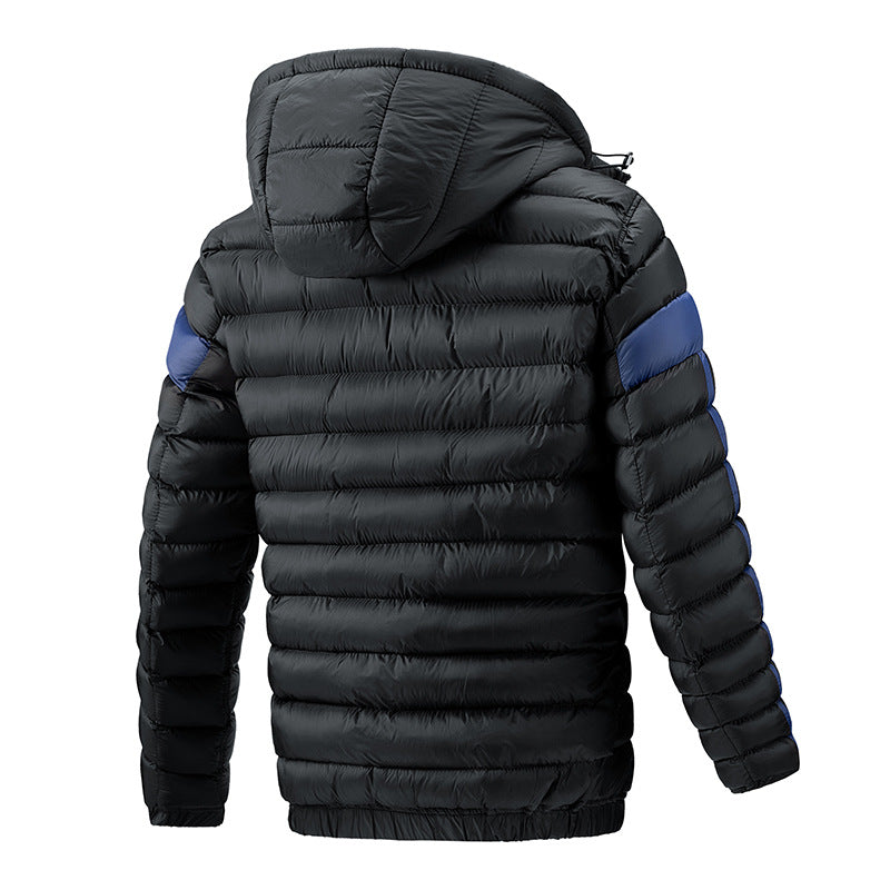 Men's Cotton Clothes With Hood And Removable Double-sided Wear