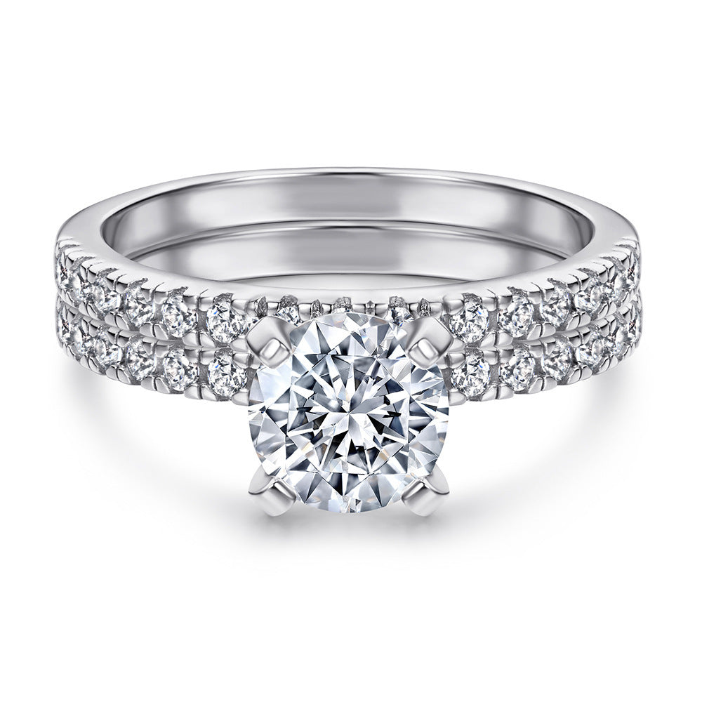 925 Sterling Silver Ring For Women Combination Sets