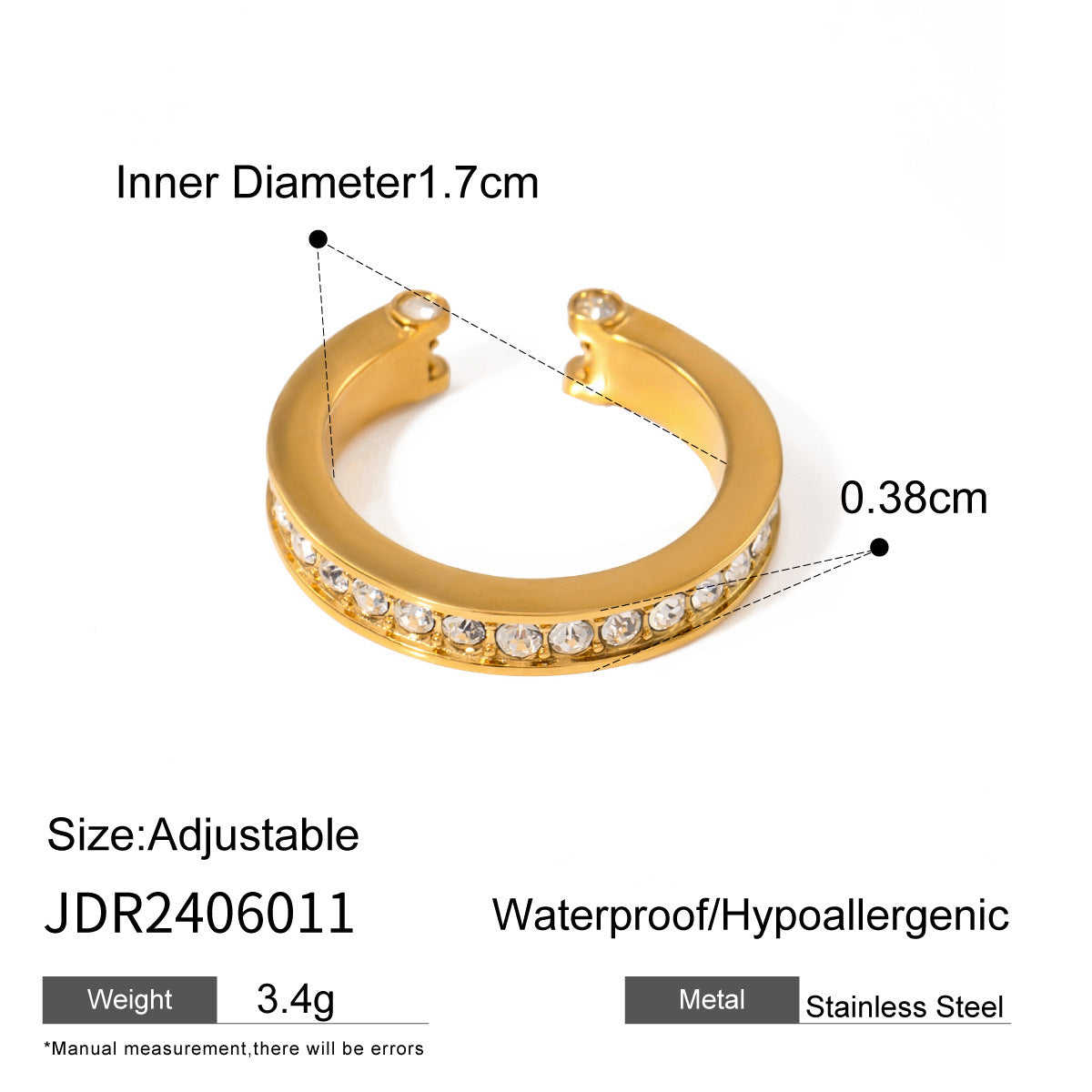 Stainless Steel Mitten-type Bracelet Female Special-interest Design