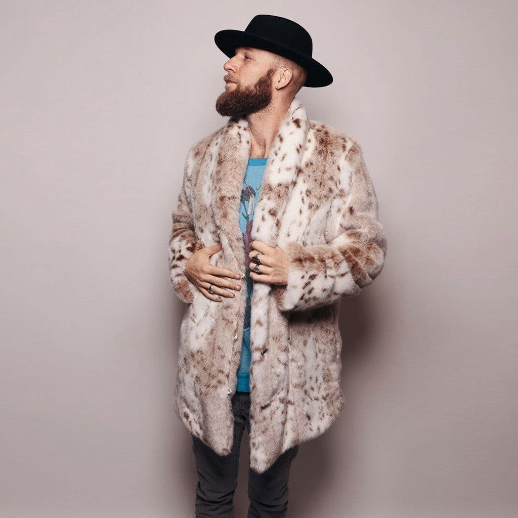 Leopard fur coat