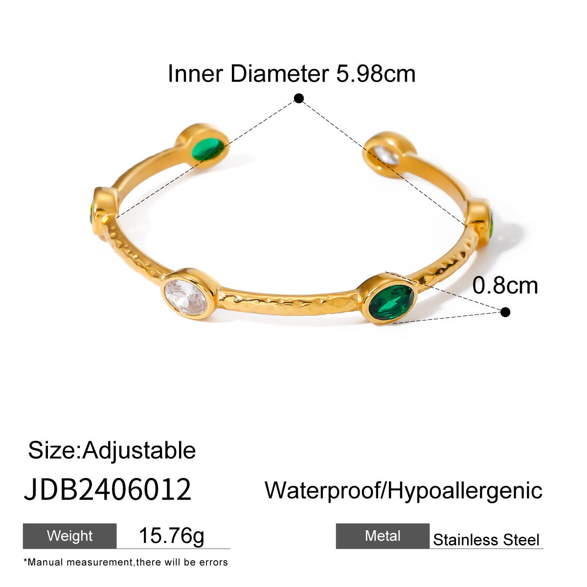 Stainless Steel Mitten-type Bracelet Female Special-interest Design