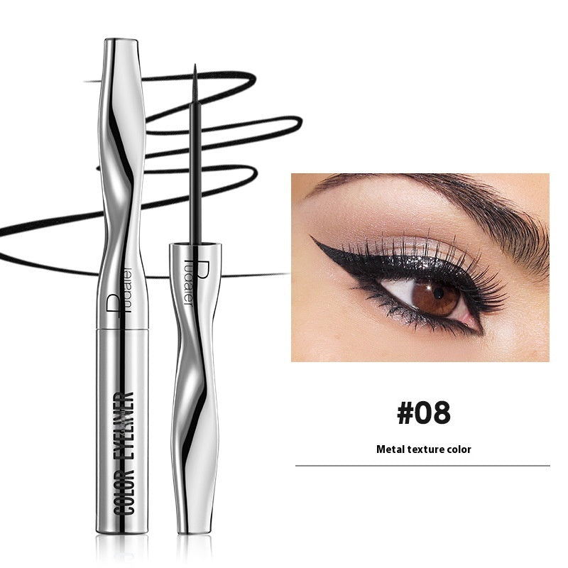 Color Eyeliner Makeup Waterproof Quick-drying Very Fine 24 Colors