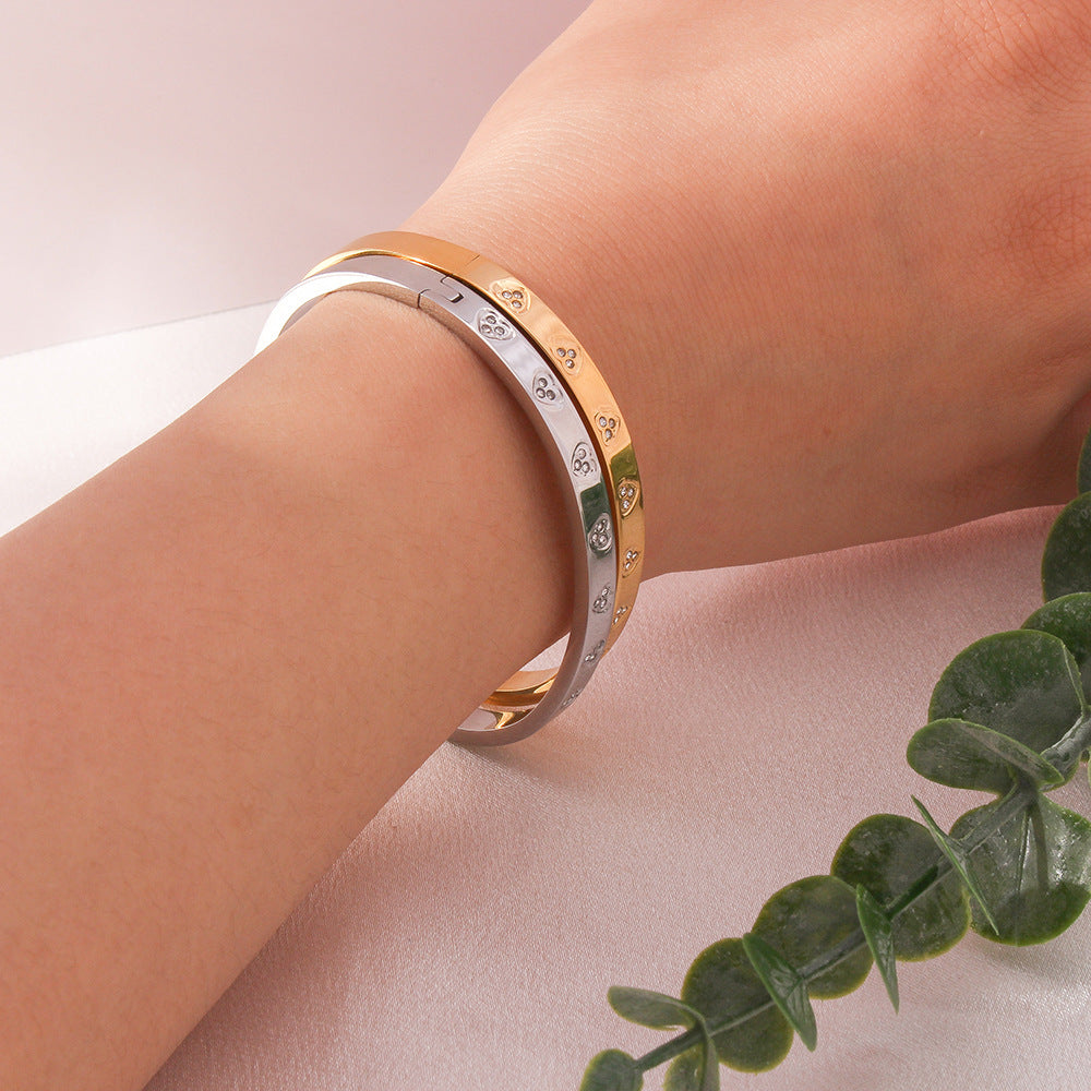 European And American Popular INS Style Heart Love Heart Bracelet