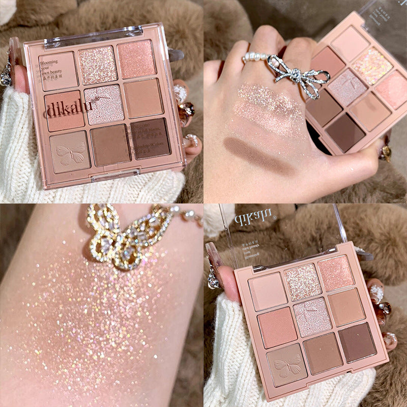 Women's Fashion Christmas Snowflake Eye Shadow Plate