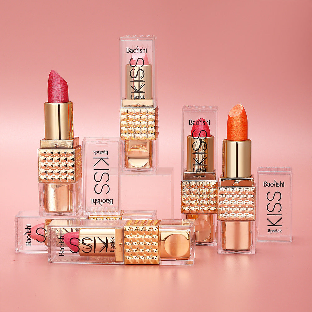 Universal Pearlescent Sequins Colorful Lipstick Kit