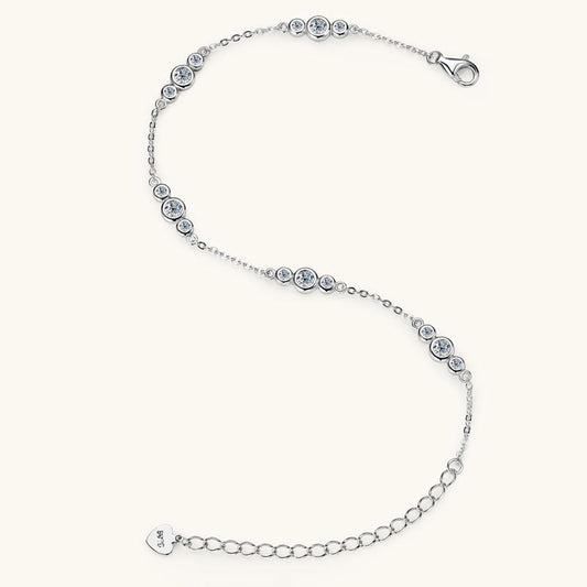European And American Fashion Minimalist Moissanite Bracelet Niche