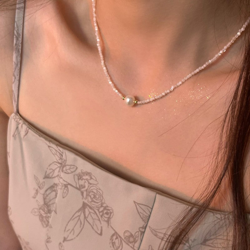 Women's Fashion Natural Freshwater Pearl Necklace
