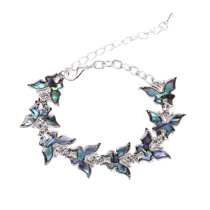 Animal Whale Penguin Butterfly Shell Abalone Bracelet
