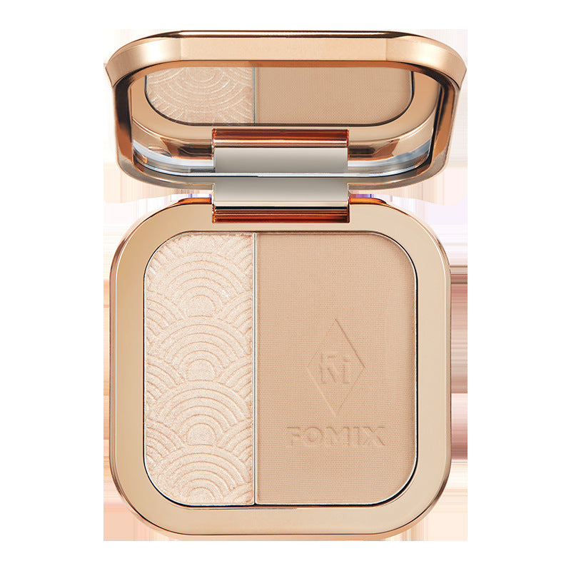 Two-color Highlight Repair Makeup Palette