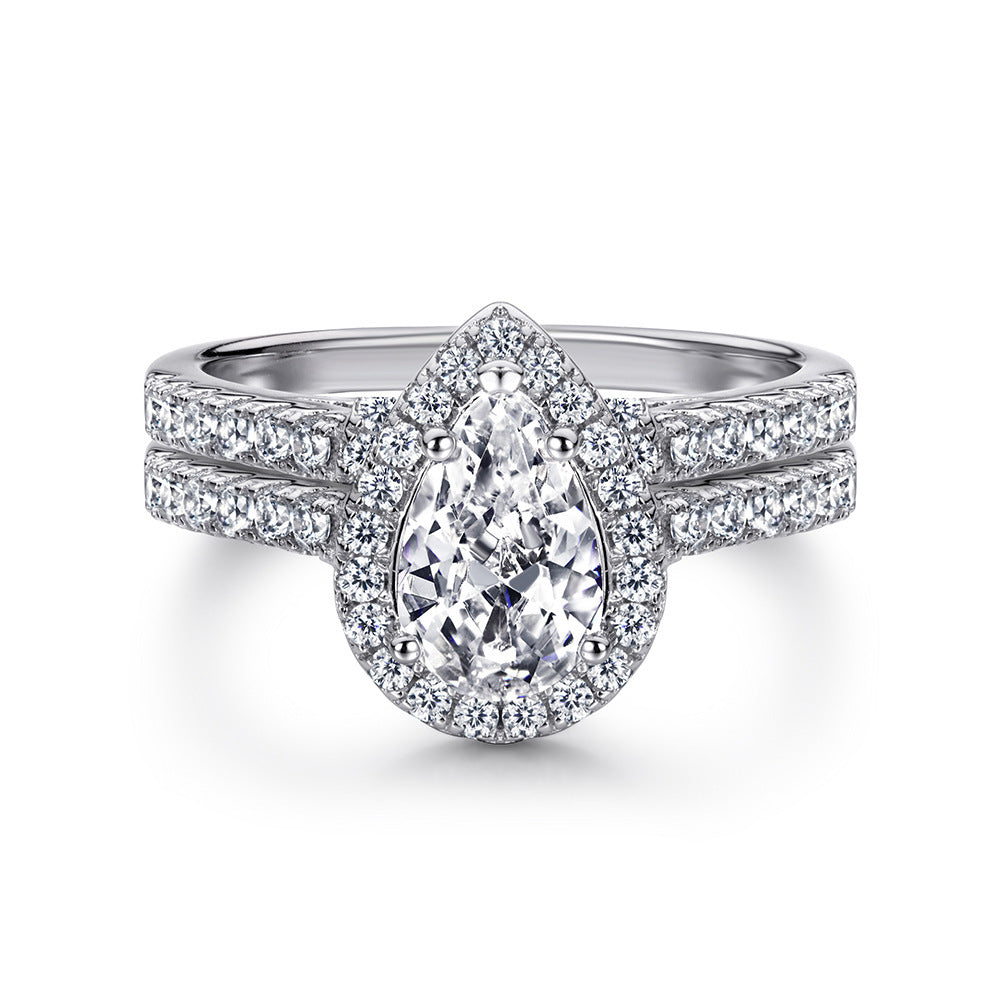 925 Sterling Silver Ring For Women Combination Sets