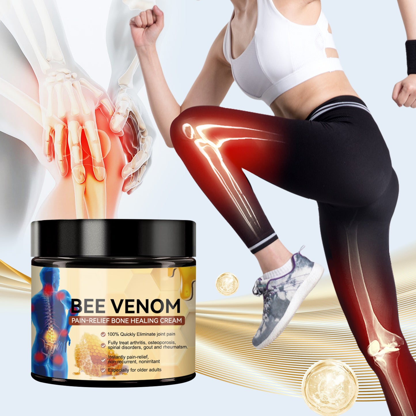 Bee Care Cream 60ml Eases Body Joints