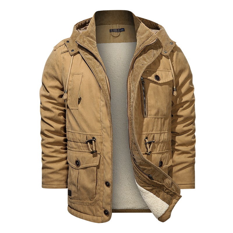 Winter Warm Thick Parkas Jacket Men Cotton Casual Parkas Jacket Coat Men Brand Loose Parkas