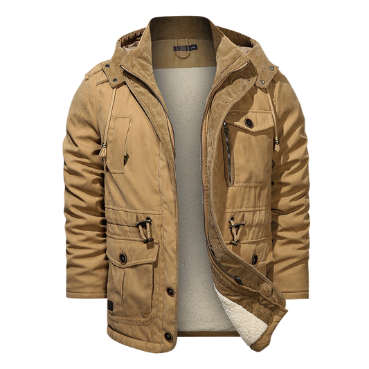 Winter Warm Thick Parkas Jacket Men Cotton Casual Parkas Jacket Coat Men Brand Loose Parkas