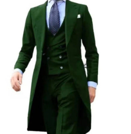 Men's Three-piece Suit Groom Best Wedding Banquet Suit