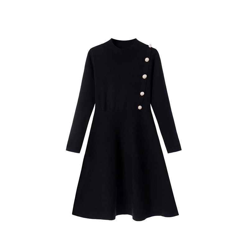 Classic Style Knitted Dress Women