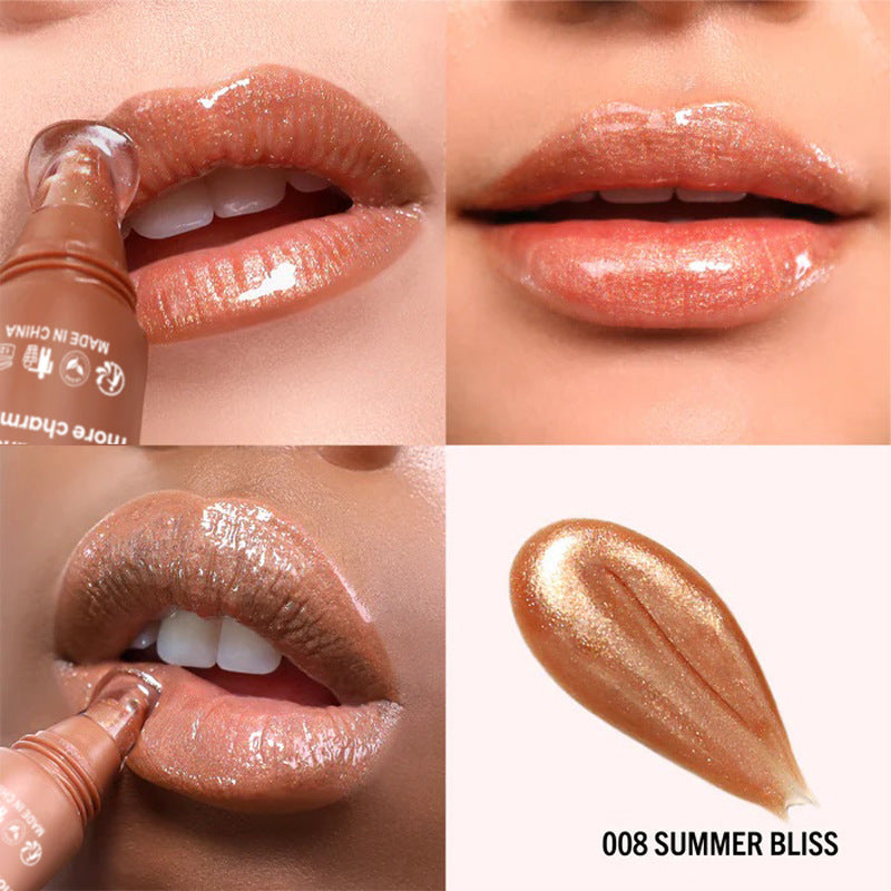 Polypeptide Lip Gloss Yellow Oil Moisturizing Liquid Moisturizing