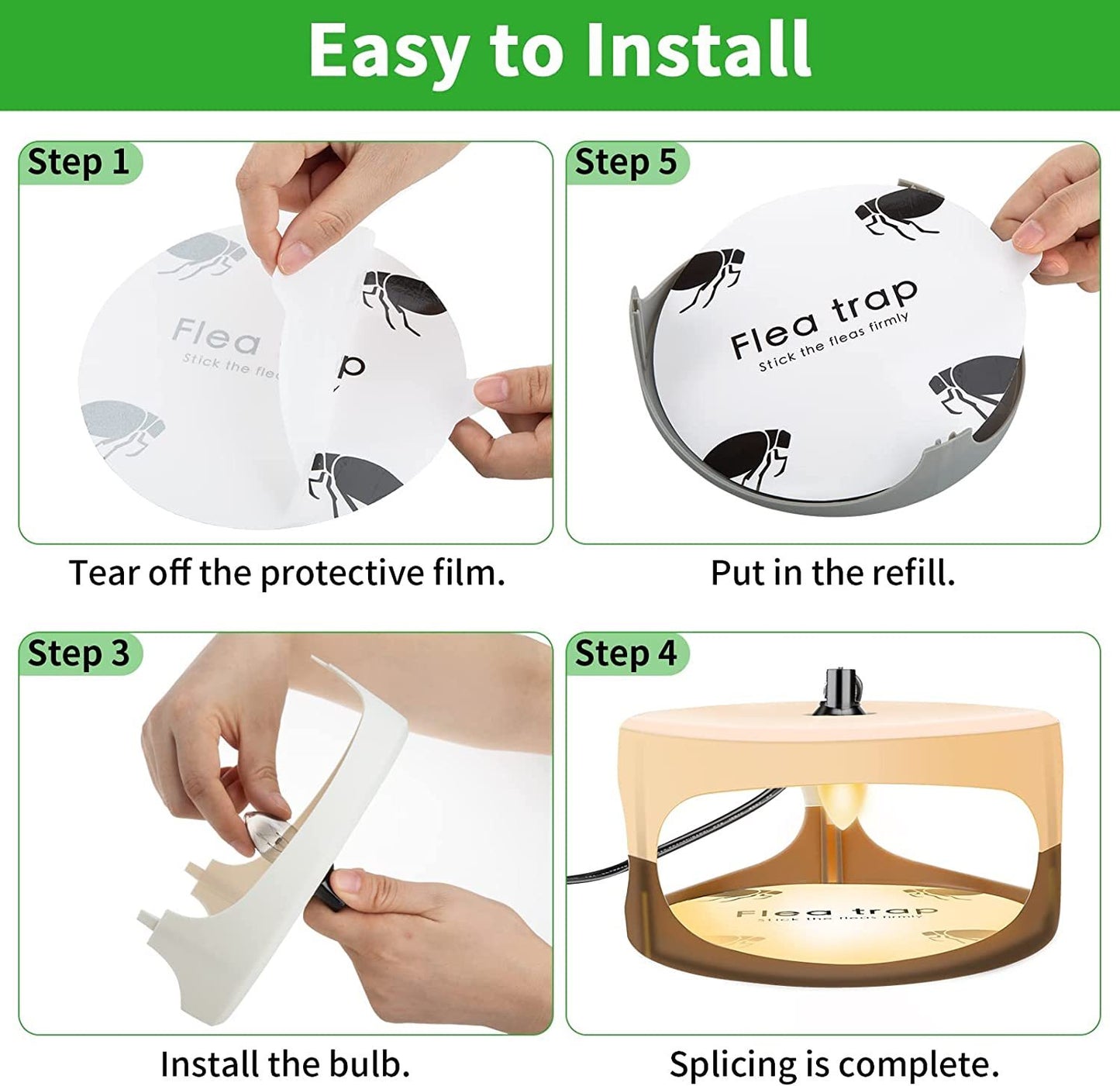 Creative Simple Pet Household Flea Trap