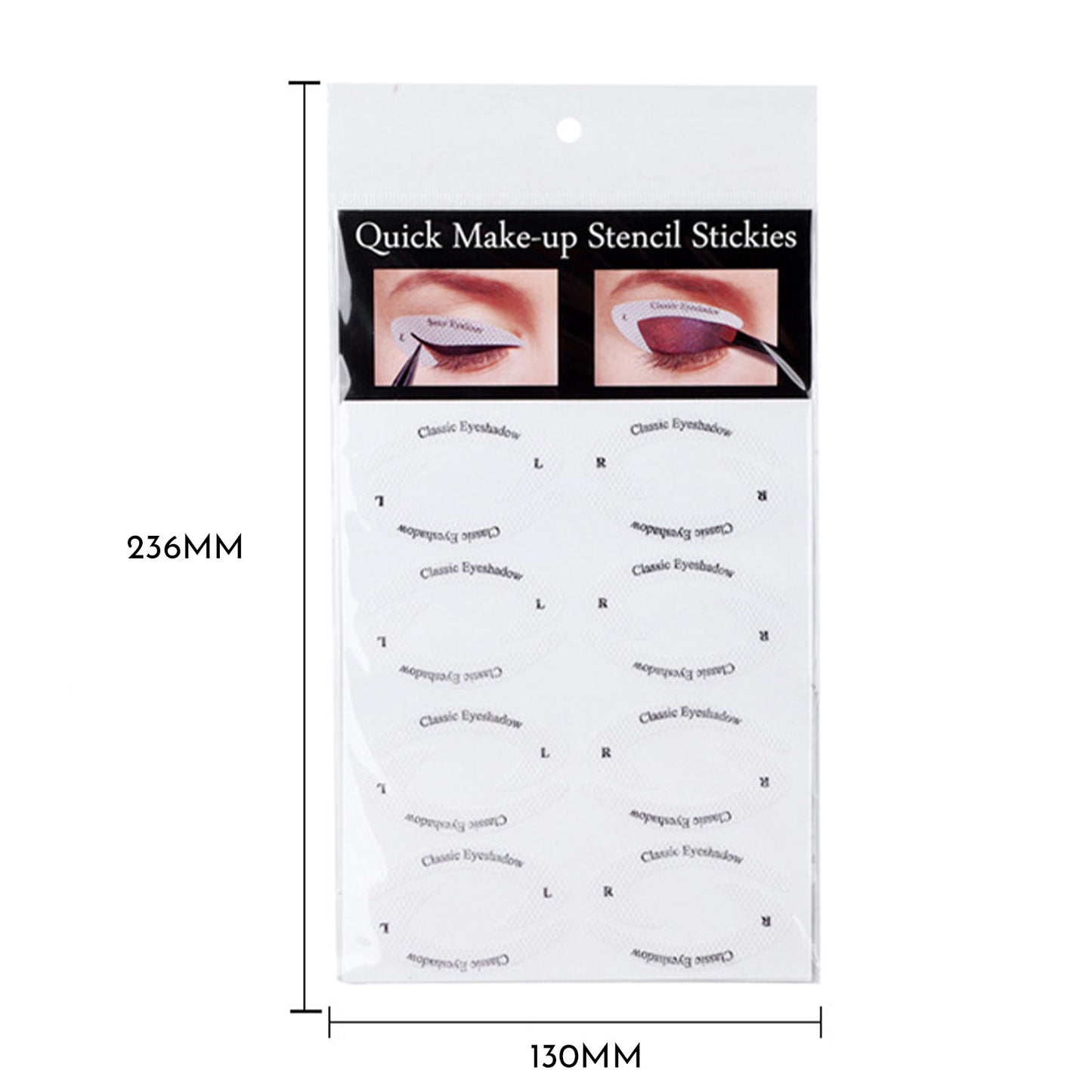 New Eyeliner Sticker European And American Eye Makeup Eyeshadow Makeup Template Makeup Sticker 4 Pieces Reusable And Flexible Eyeliner Tape & Eyeshadow