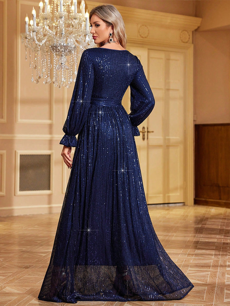Women's Fashion Slim-fit Evening Wedding Bridesmaid Dress