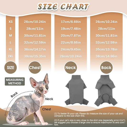 Sphynx Cats Sweater Turtleneck Hairless Cat Shirt Soft And Warm Kitten Clothes With Sleeves Pullover Pet Winter Pajamas Jumpsuit For Cat Puppy