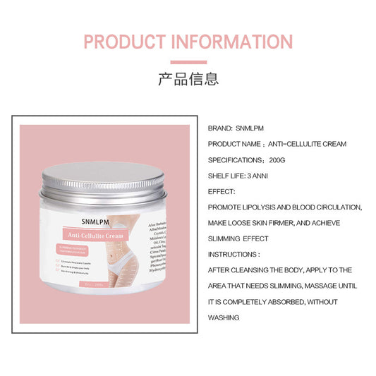 Natural Herbal Body Care Anti Cellulite Cream