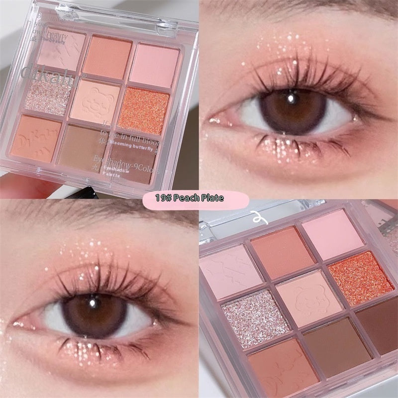 Women's Fashion Christmas Snowflake Eye Shadow Plate