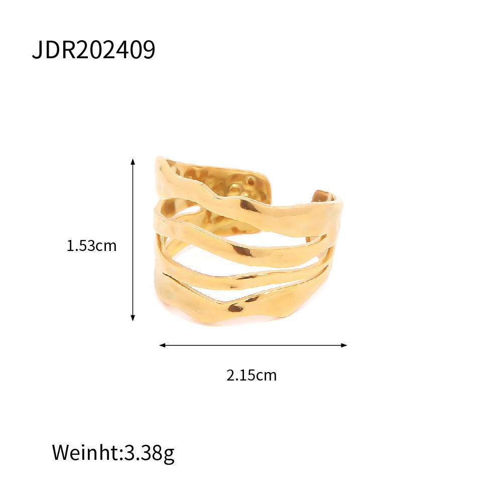 Stainless Steel Mitten-type Bracelet Female Special-interest Design