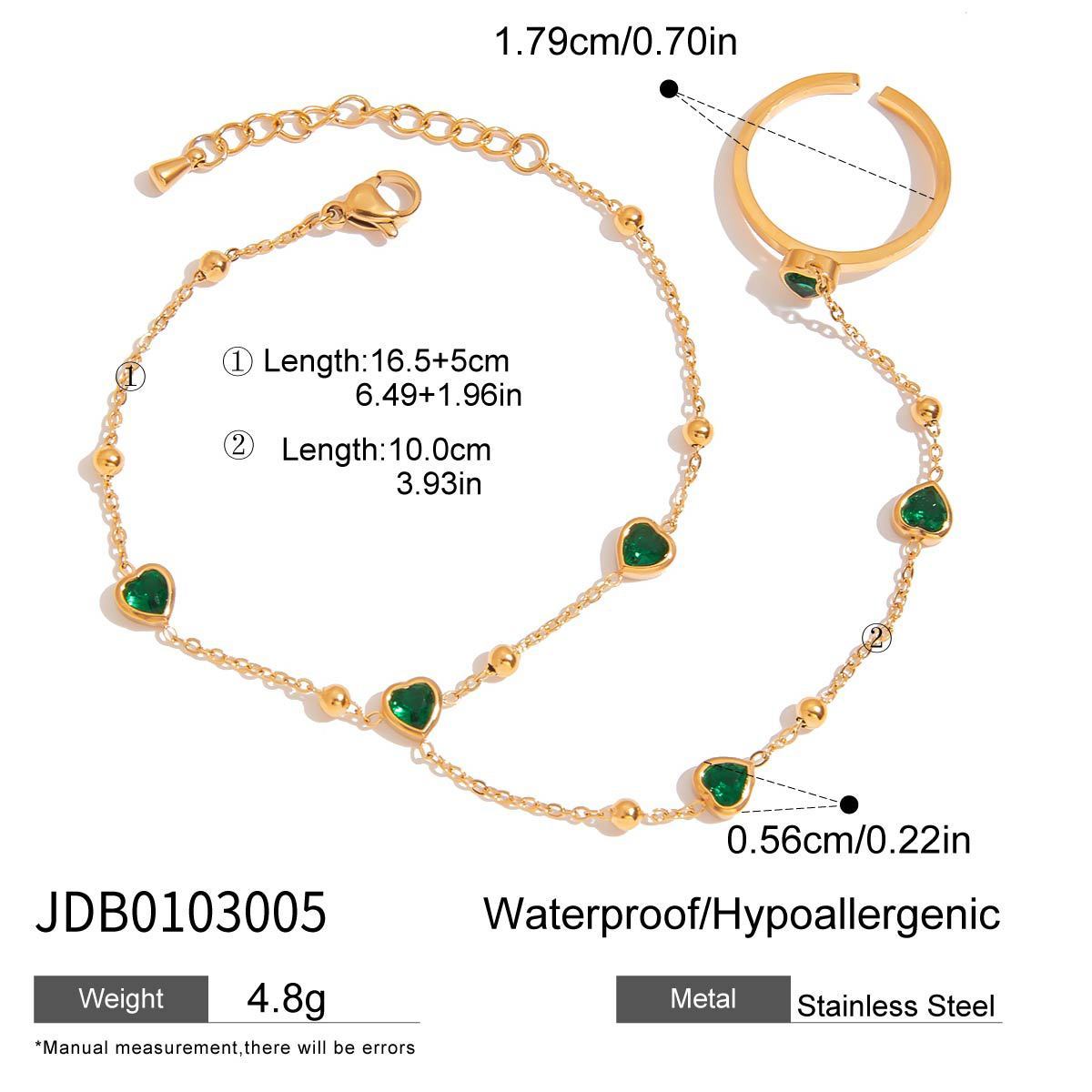 Stainless Steel Mitten-type Bracelet Female Special-interest Design