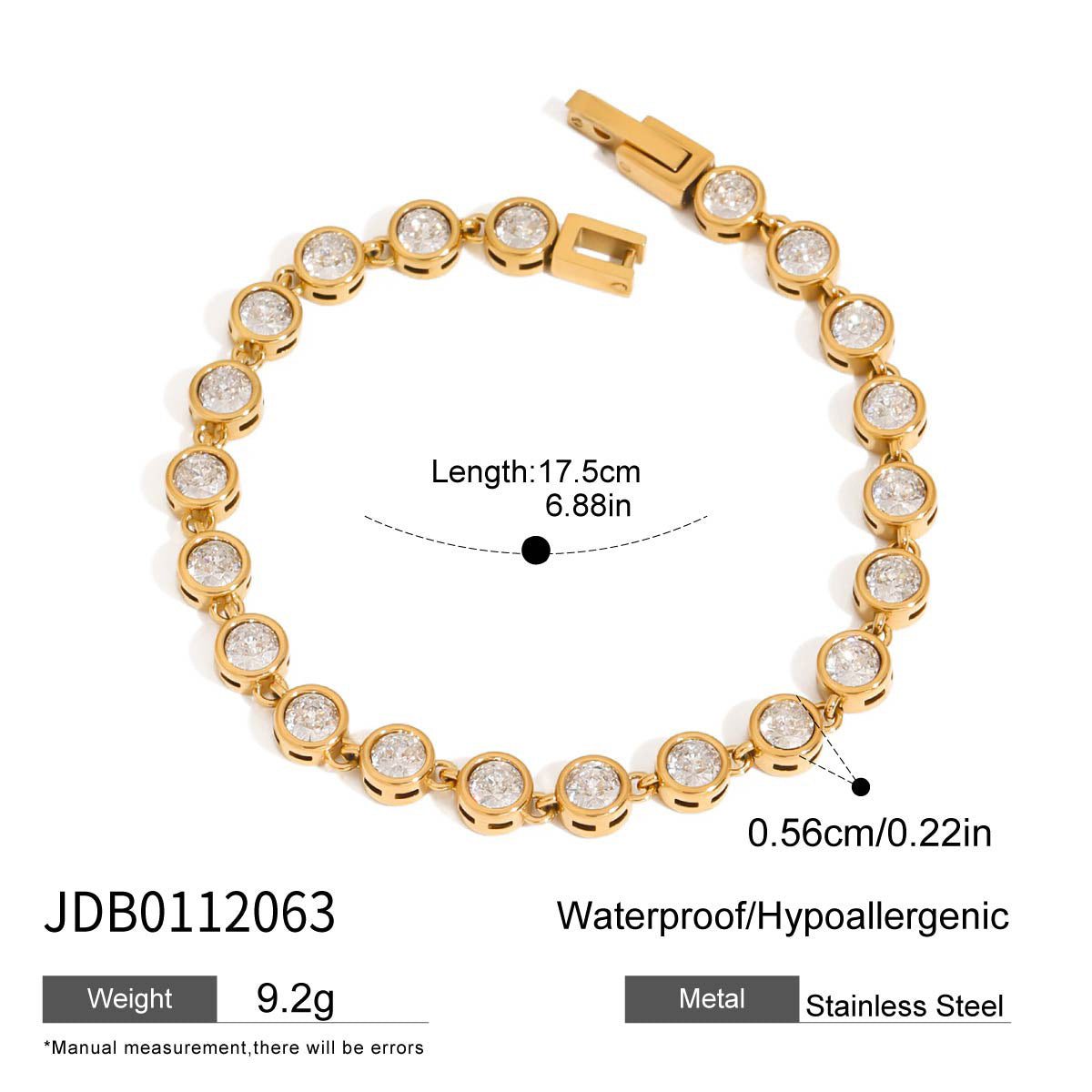 Stainless Steel Mitten-type Bracelet Female Special-interest Design