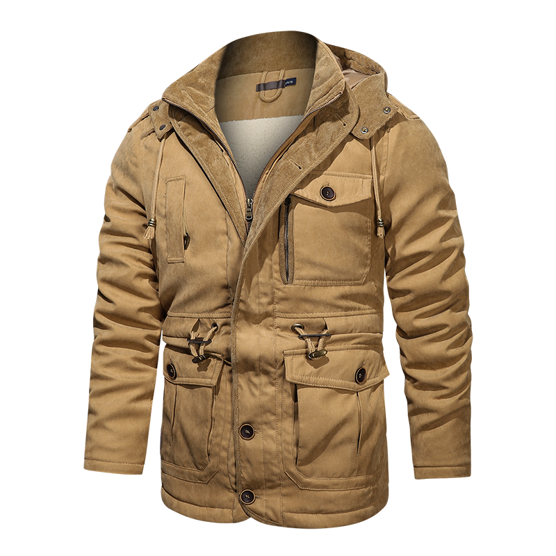 Winter Warm Thick Parkas Jacket Men Cotton Casual Parkas Jacket Coat Men Brand Loose Parkas