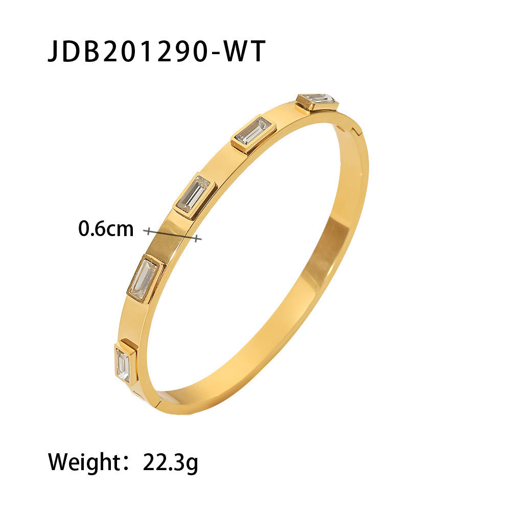 Stainless Steel Mitten-type Bracelet Female Special-interest Design