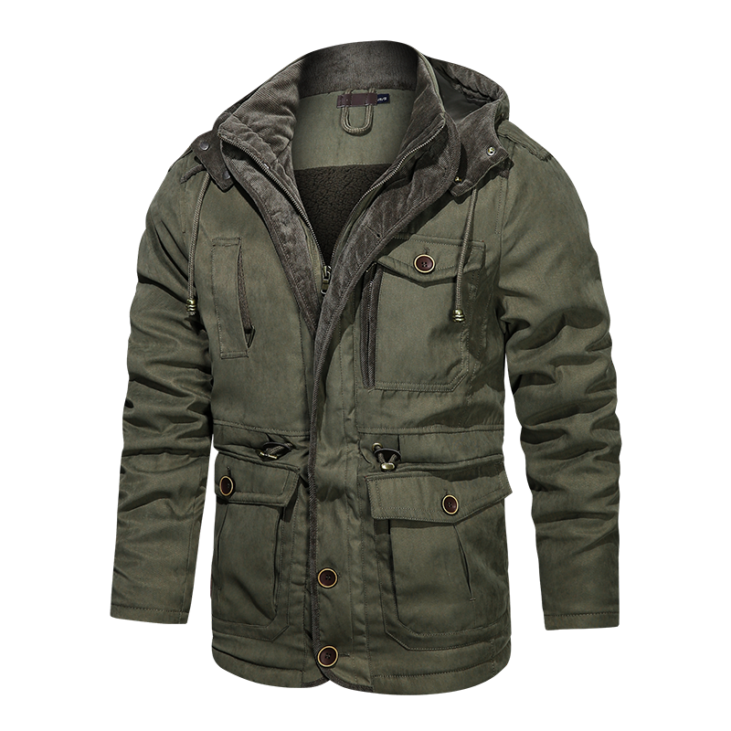 Winter Warm Thick Parkas Jacket Men Cotton Casual Parkas Jacket Coat Men Brand Loose Parkas
