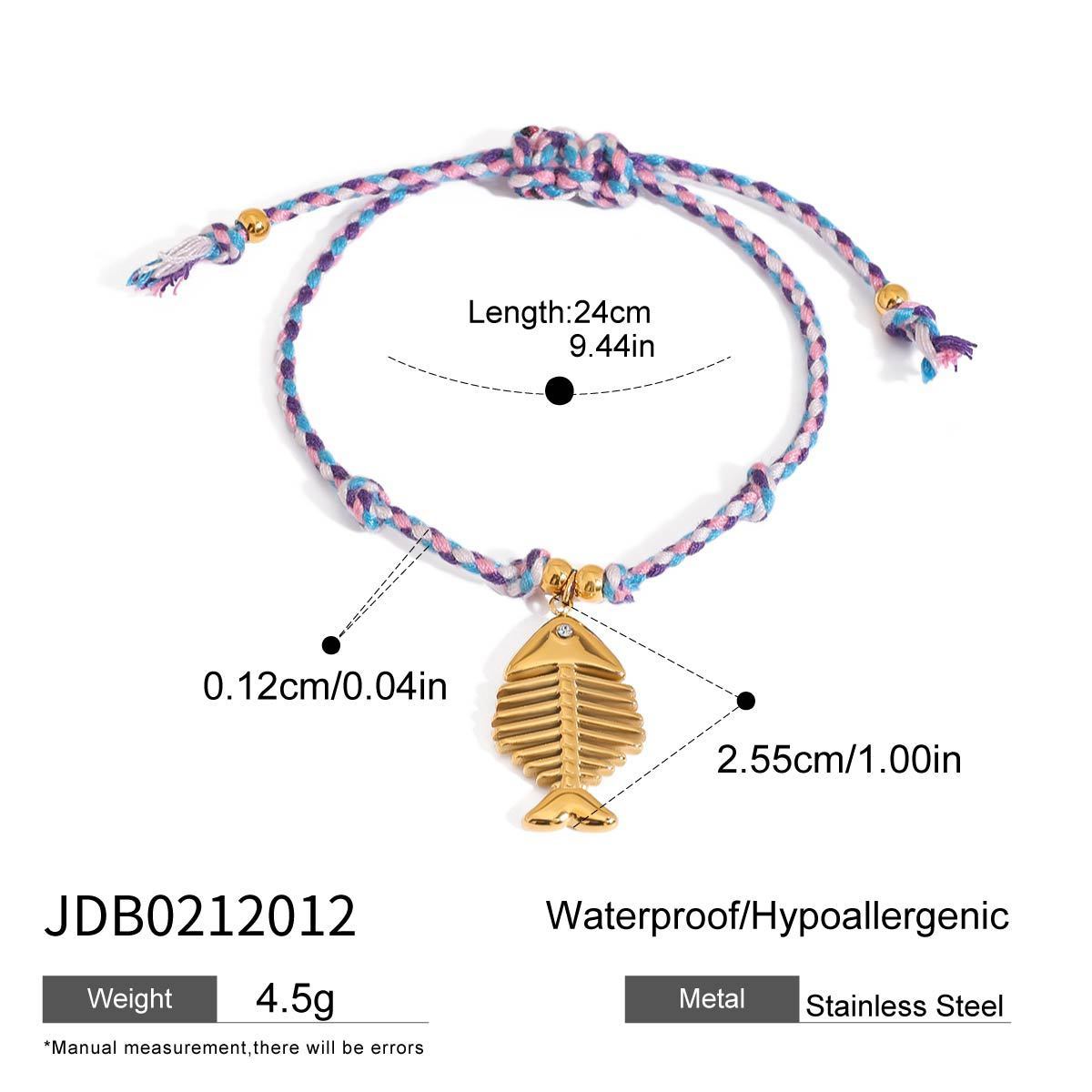 Marine Woven Diy Bracelet Stainless Steel